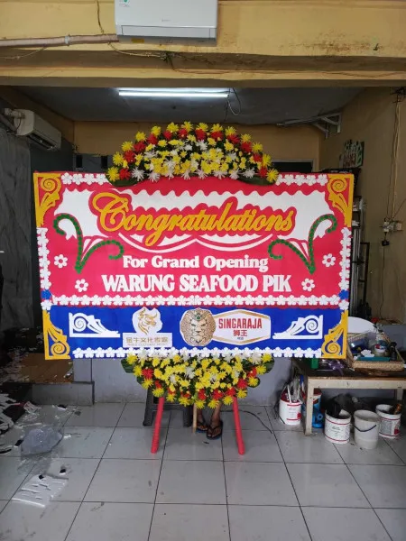 Papan Bunga Ucapan Selamat Kuwu Kradenan